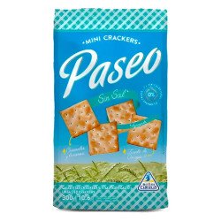                           Galletas Paseo Sin Sal x 300 gr
                        