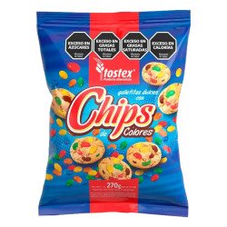                           Galletas Tostex Chips Colores x 270 gr
                        