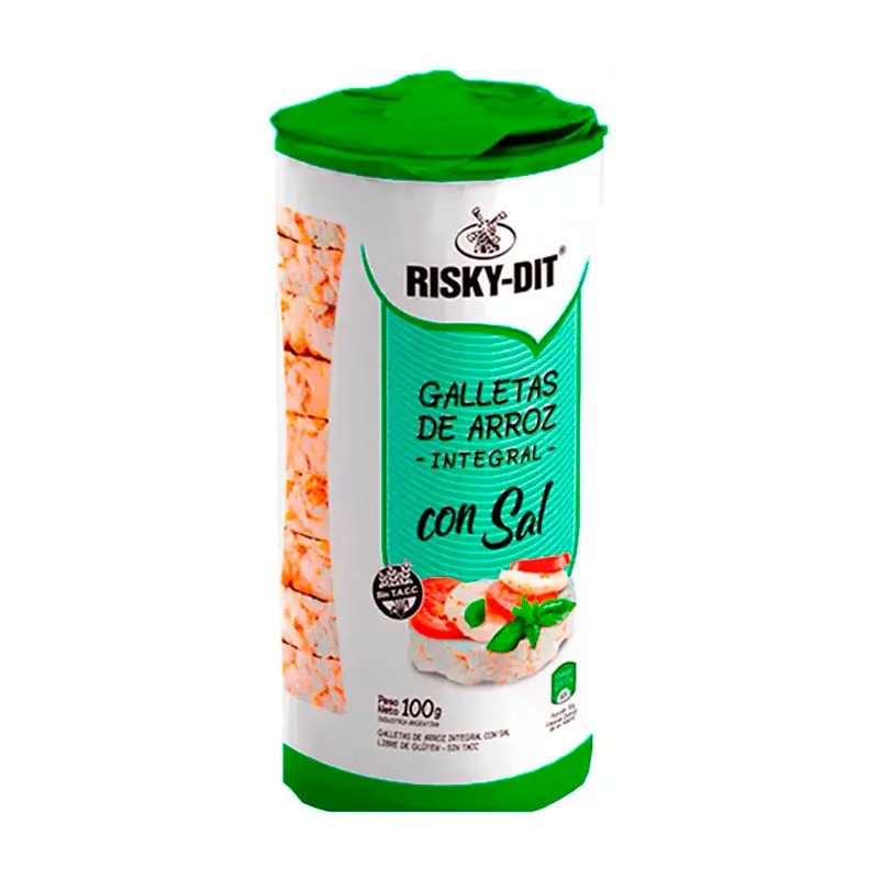 Risky Dit 含鹽圓形米餅 100克