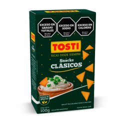                           Snack Tosti Triángulos Clásicos x 100 gr
                        
