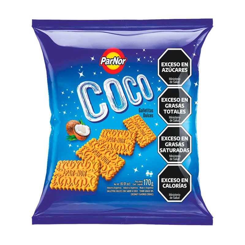 Galletas Parnor Coco x 170 gr