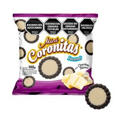                           Galletas Mini Coronitas Chocolate Blanco x 140 gr
                        