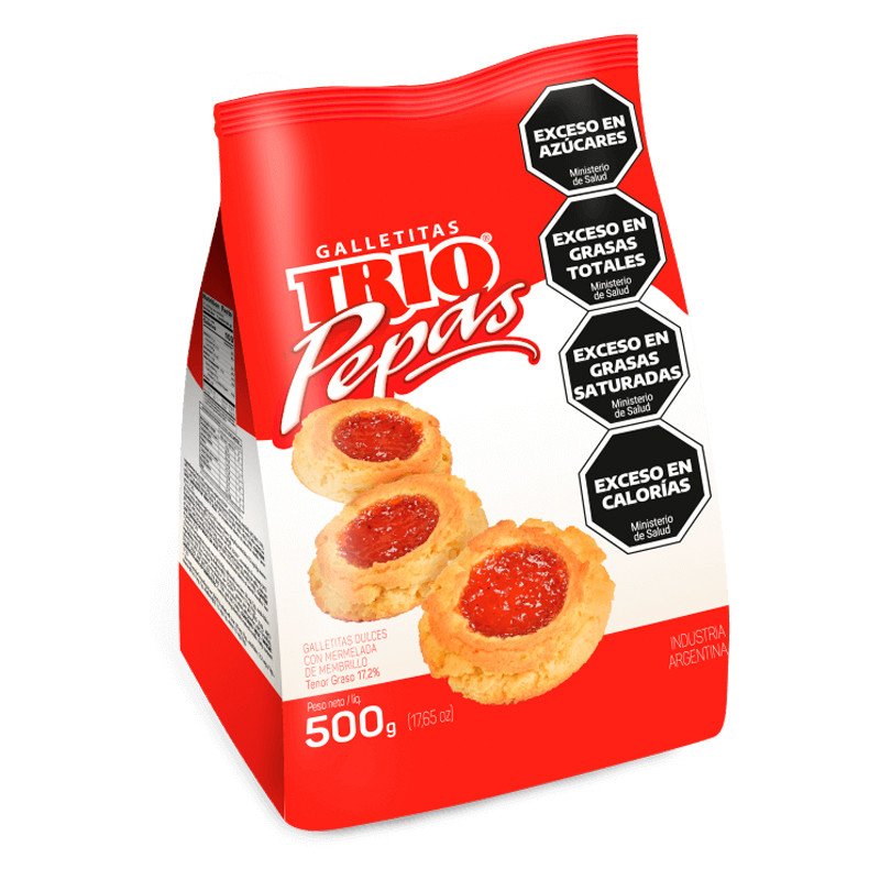 Trio Pepas 經典果醬酥餅 500克