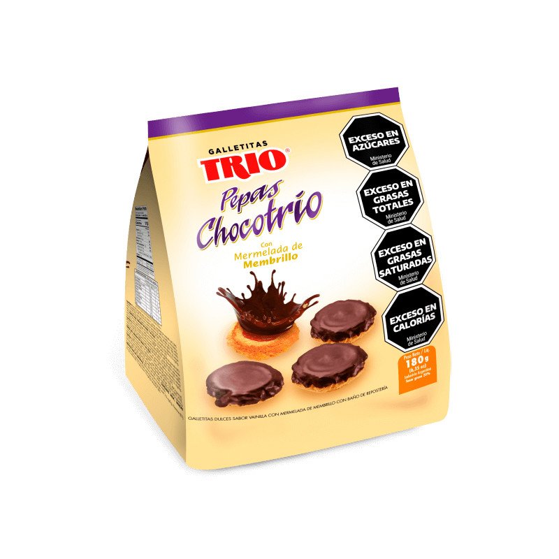 Trio Chocotrio 巧克力淋醬餅乾 200克