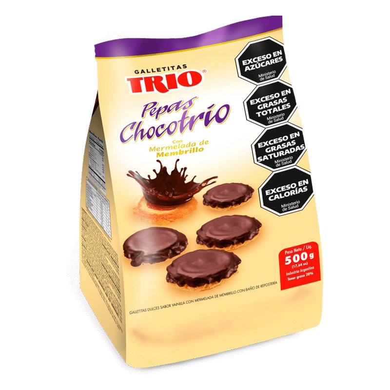 Trio Chocotrio 巧克力淋醬餅乾 500克