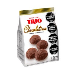                           Galletas Trio Bañadas Chocolatina x 350 gr
                        