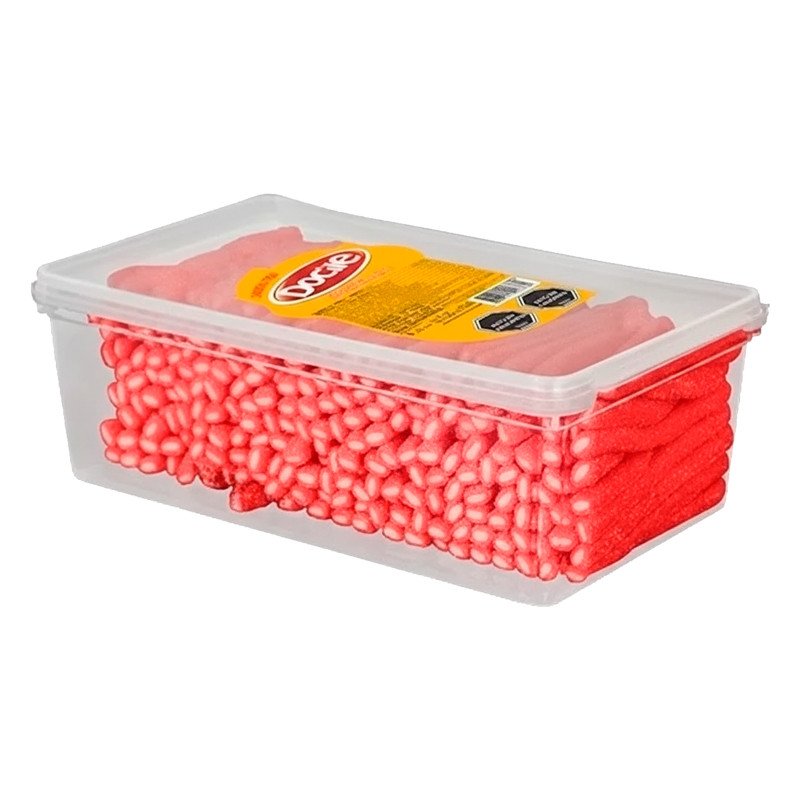 Gam 酸味綜合水果軟糖條 (罐裝) 1350克