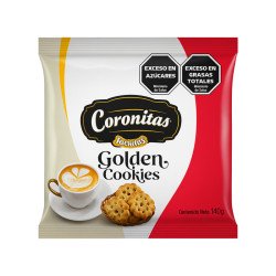                           Galletas Fachitas Mini Coronitas Golden Cookies x 140 gr
                        