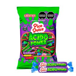                           Caramelos Masticable Pico Dulce Ácido x 500 gr
                        