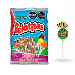                           Chupetin Lheritier Pelotitas Frutal
                        