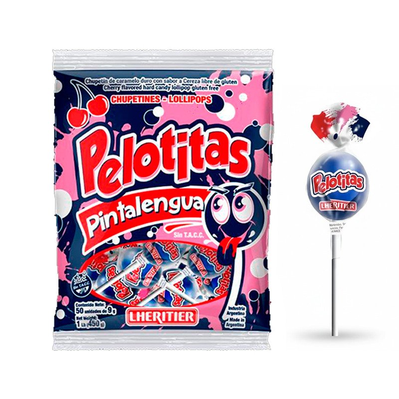 Lheritier Pelotitas 變色(染舌)棒棒糖