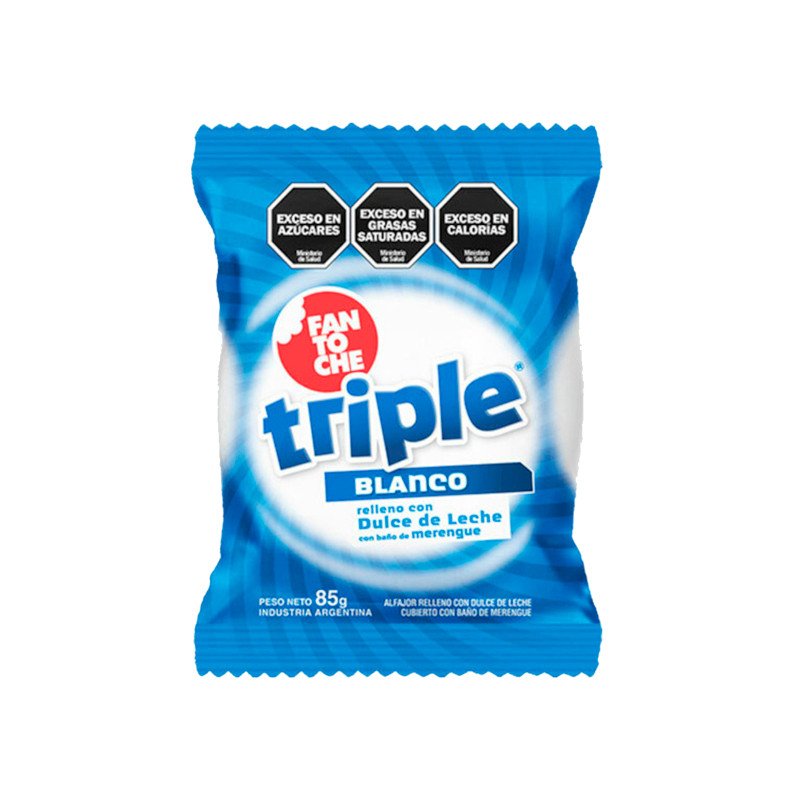Alfajor Fantoche Triple Blanco