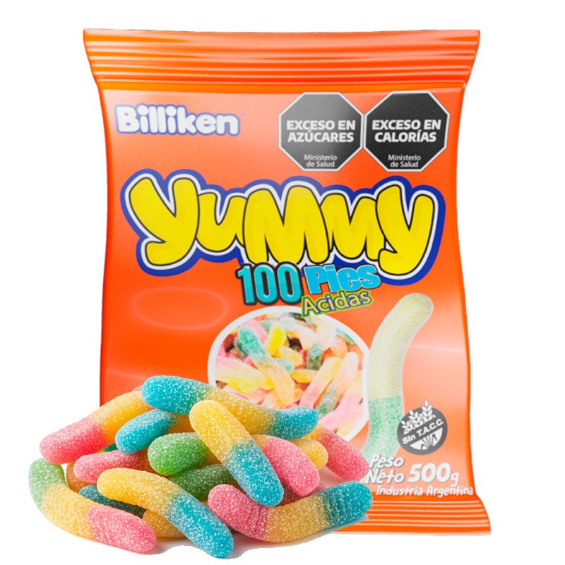 Yummy 蜈蚣軟糖 500克