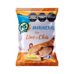                           Ns Marinera Lino / 鹽奇亞籽餅乾 x 300 克
                        