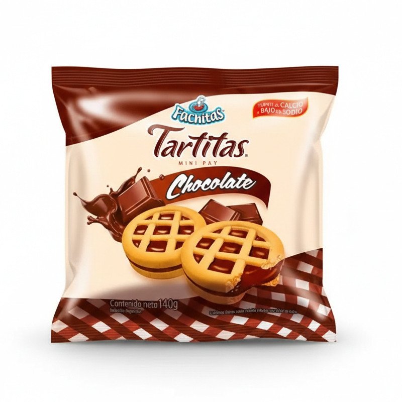Galletas Fachitas Tartita Pay Chocolate x 140 gr