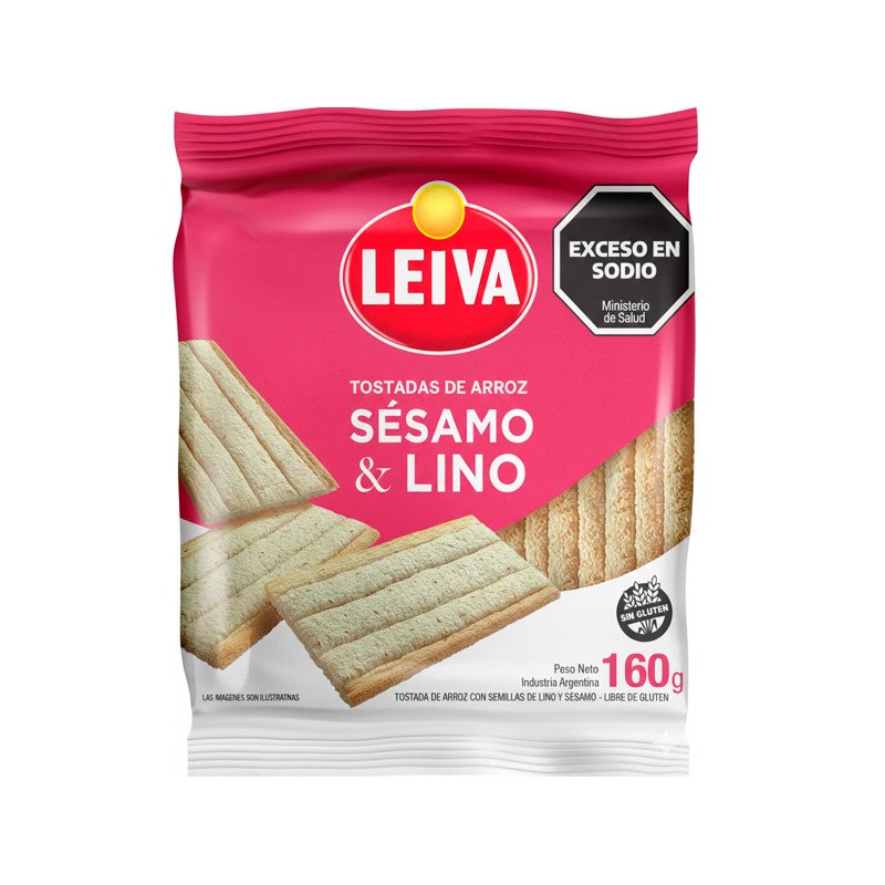 Leiva 芝麻亞麻烘烤米餅 (150克)