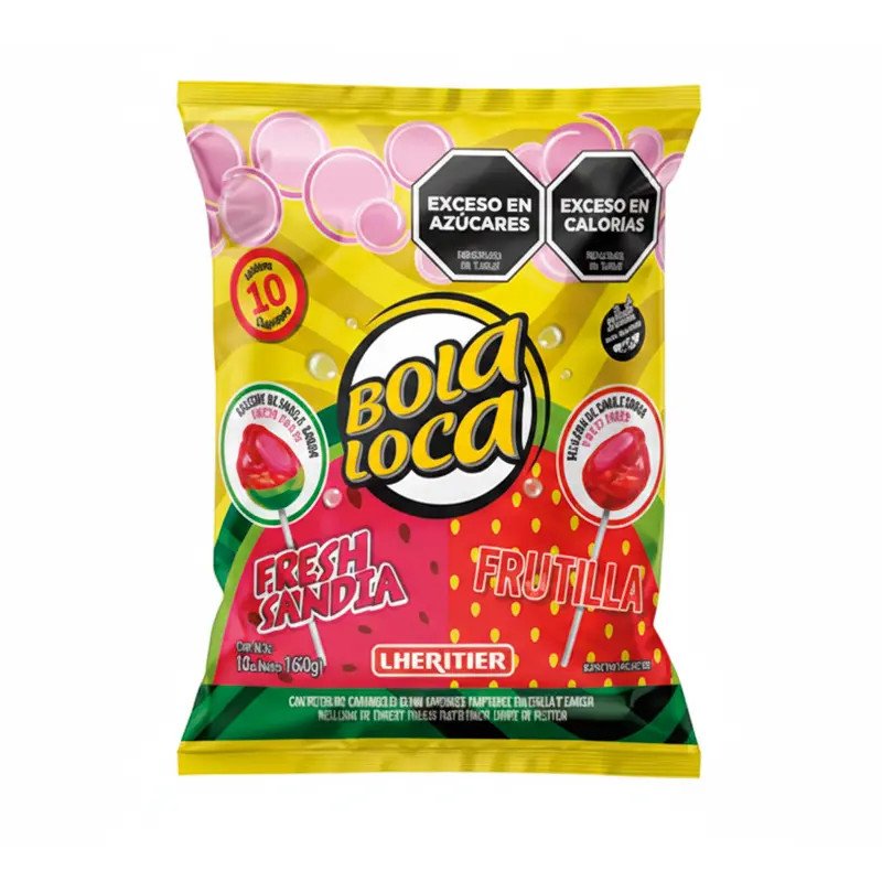 Lheritier Bola Loca 草莓/西瓜棒棒糖