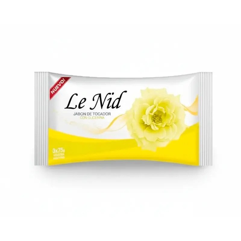 Jabón Tocador Le Nid Amarillo x 3