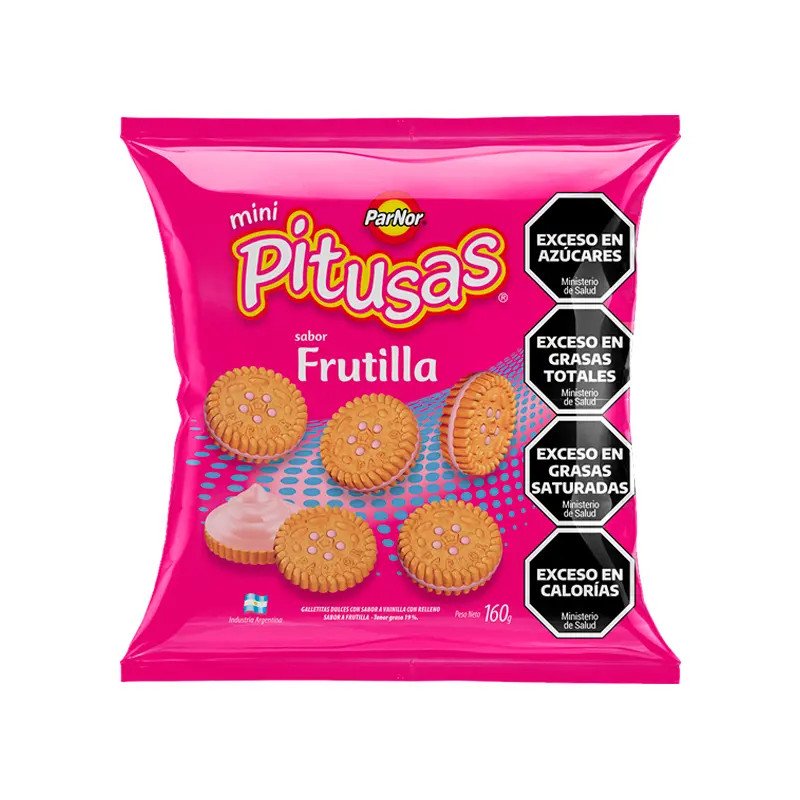 Parnor Mini Pitusa 草莓餅乾 (130克)