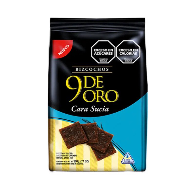 9 de Oro Cara Sucia 焦糖酥餅 200克