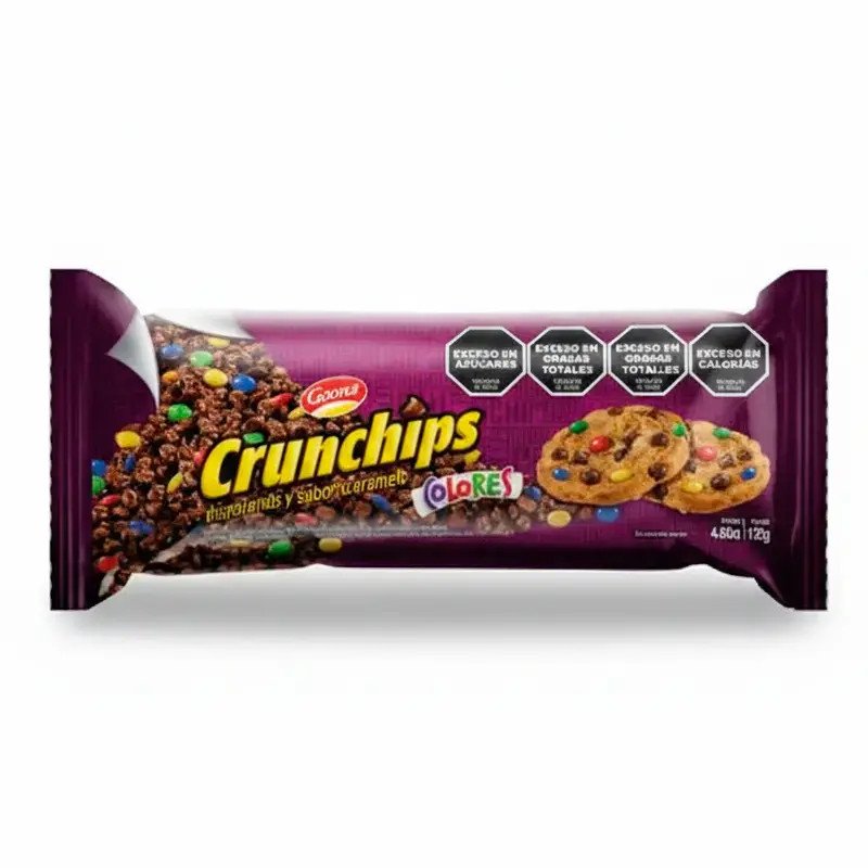 Gaona Crunchips 彩色餅乾 132克