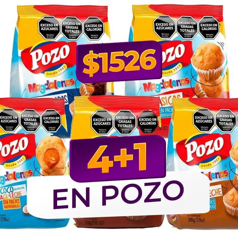 4+1 包 Pozo 紙杯蛋糕